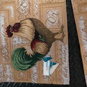 6 placemats with chickens